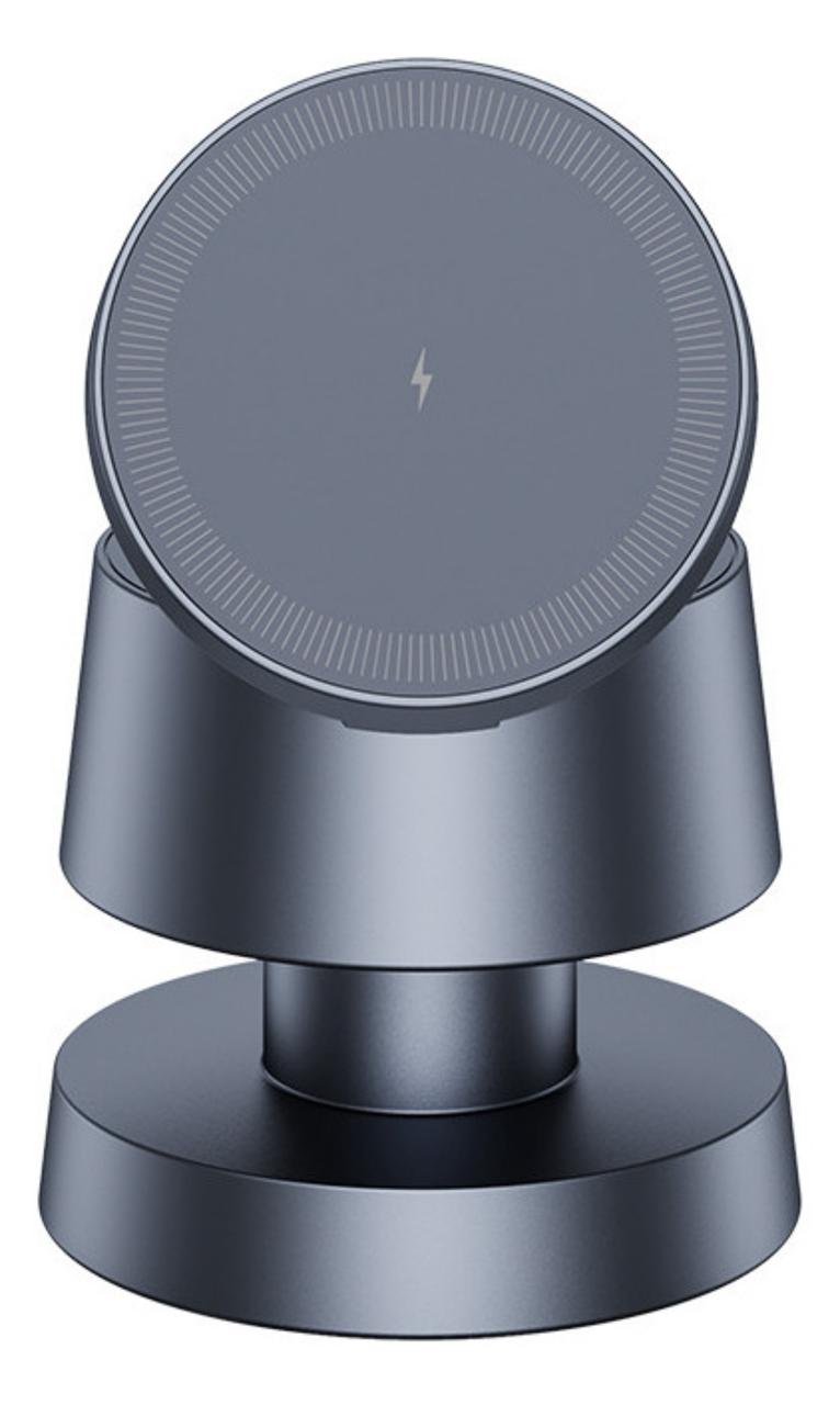 Flux 3 em 1 – Carregador Inteligente e Compacto. O Original com Luz Touch e Imã Ultra Forte, com 4 estações de carregamento