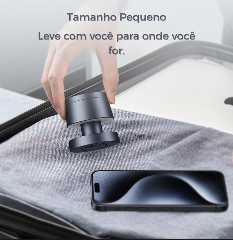 Flux 3 em 1 – Carregador Inteligente e Compacto. O Original com Luz Touch e Imã Ultra Forte, com 4 estações de carregamento