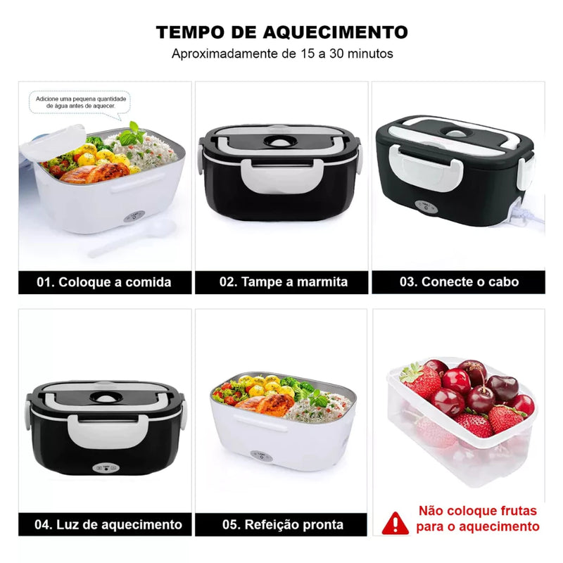 Marmita Elétrica Portátil Bivolt – Praticidade Para Quem Vive na Correria