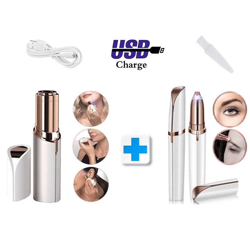 ✨ Kit Facial Completo: Finishing Touch + Caneta Depiladora LumiTouch ✨